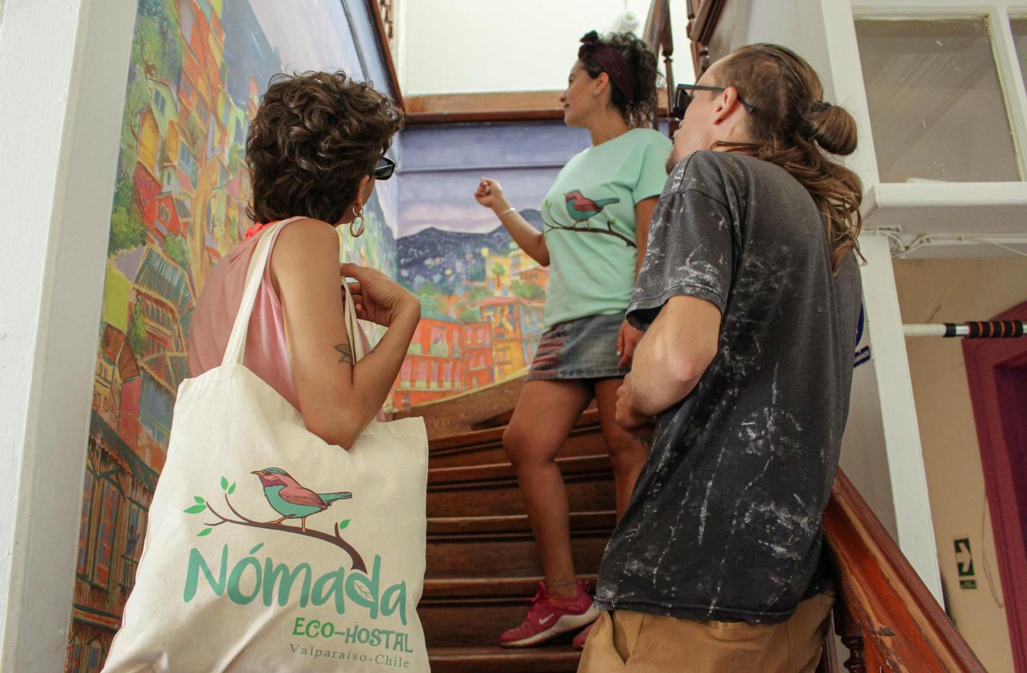 Nomada Eco-Hostal Valparaíso Exterior foto